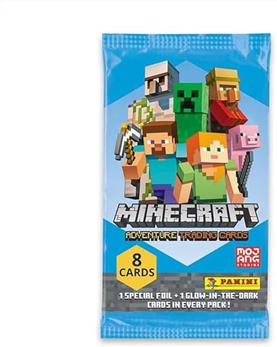 Panini Tarjetas coleccionables de Minecraft - Paquete