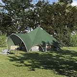 Design spacieux et protection imperméable Profitez du confort dans cette tente Family Teepee de 415 x 415 x 247 cm, fabriquée en polyester 185T imperméable avec revêtement en polyuréthane pour une protection fiable contre la pluie et le vent, idéale pour le camping en plein air.
