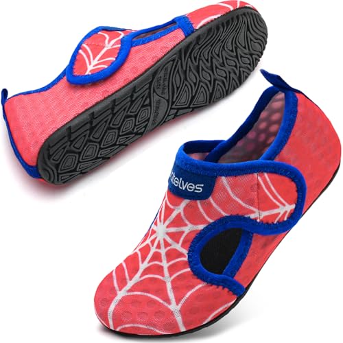 Image of WateLves Kids Water Shoes Toddler Girls Boys Barefoot Non-Slip Quick Dry Aqua Socks for Beach Swim Walking