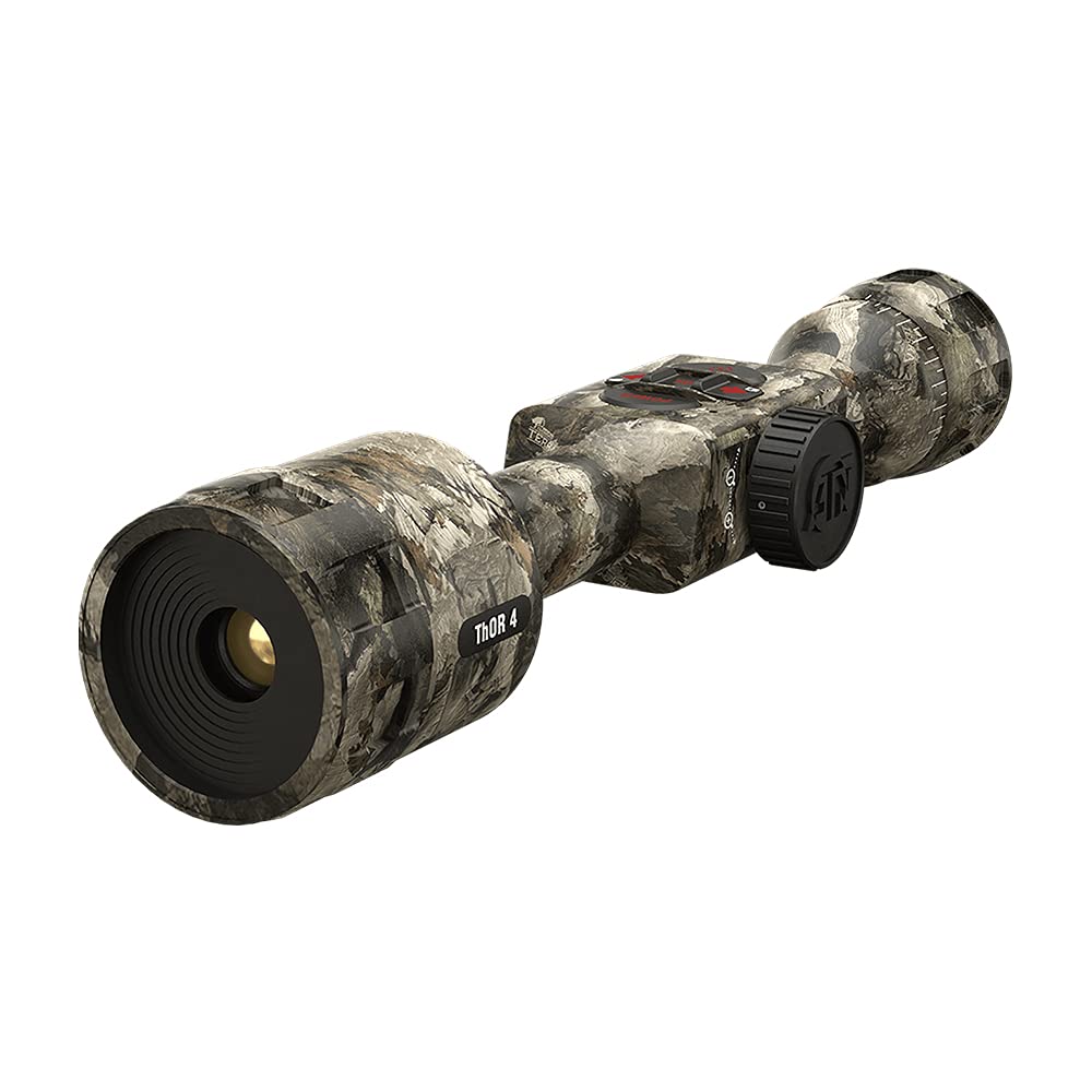 ATN Thor 4 Smart HD Thermal Hunting Scope w/New gen Sensor, Built-in Ballistics Calc, Video Record, Wi-Fi, 18hrs+ Battery