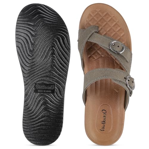 Image of WALKAROO Comfort Sandal For Women's|CloudStep Double-Density PU Sole - Ultimate Comfort|Stylish Casual Wear|WE2501