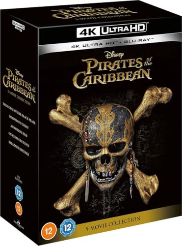 Image of Pirates of the Caribbean: 5-movie Collection (Special Bonus Features / 10-Disc Box Set) [4K UHD + Blu-ray] [Region Free]