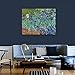 Wieco Art Irises Extra Large Modern Gallery Wrapped Floral Giclee Canvas Prints By Van Gogh Famous Flowers Oil Paintings Reproduction Artwork Pictures on Canvas Wall Art for Bedroom Home Decorations