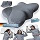 Shokunin. Nackenstützkissen mit 1 Bezug, Kopfkissen Nackenkissen gegen Nackenschmerzen Orthopädisches Ergonomisches Kissen Memory Foam, Anti Schnarch Seitenschläferkissen bei Migräne, 60x40, grau