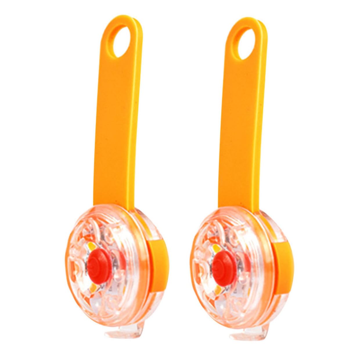 POPETPOP 2Pcs Luminous Dog Pendant USB Rechargeable Lighted Pet Neck Decor for Night Safety Compact Removable Pet Hanging Pendant to Prevent Loss Enhance Visibility Outdoors