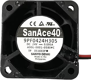 for 9PF0424H305 24V 0.095A Fan - A90L-0001-0580#C 4028 4CM 3-Wire Cooling Fan 40X40X28MM