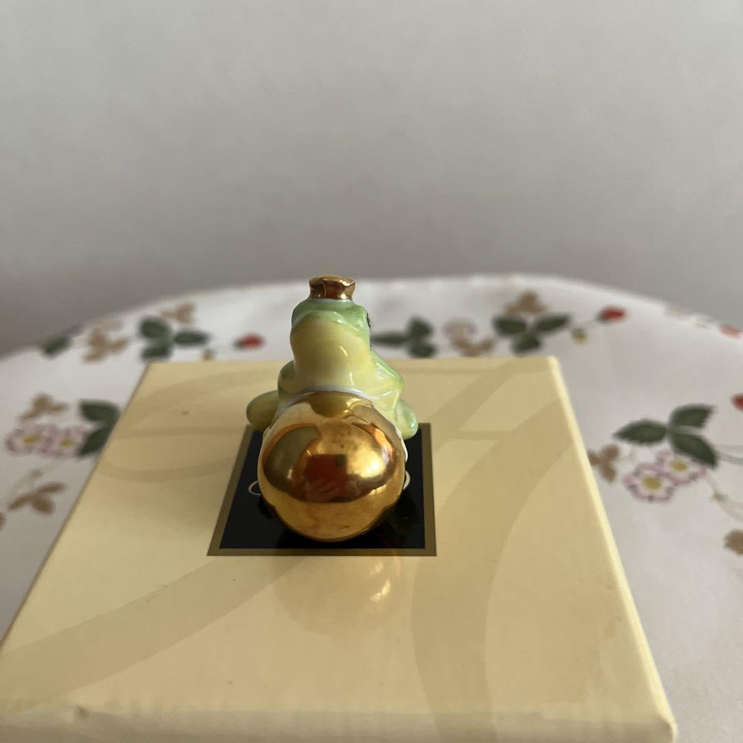 ヘレンド カエルの王様 ヘレンド人形 15369-0-00 VHV カエルの王様 4cm グリーン