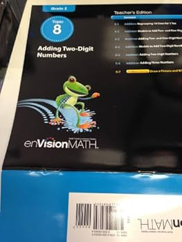Unknown Binding enVision Math Grade 2 Topic 8 Adding Two-Digit Numbers Book