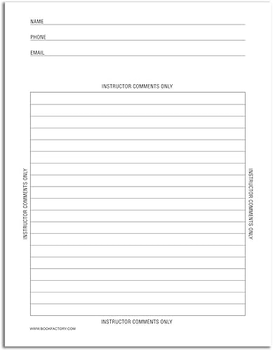 Miniatura 2 de BookFactory Cuaderno de laboratorio sin carbono para estudiantes, 100 juegos de páginas (8.5 x 11 pulgadas) (duplicador), páginas de cuadrícula