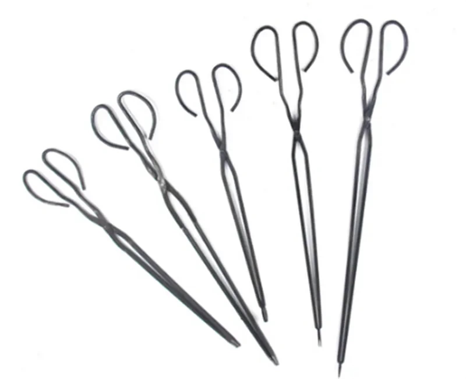 Feuerstellenzange BBQ Home Feuerzange mit langem Griff, flach, Müllsammler, Handeisenzange, Reinigungsordner, Grill, Holzkohleklemme Camping(50cm)