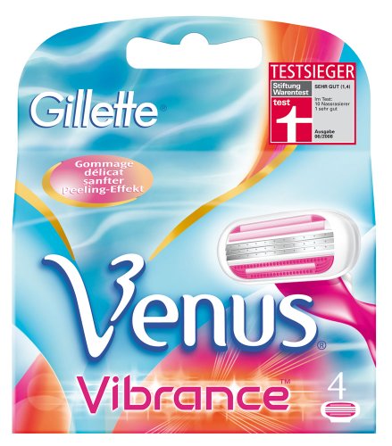 Preisvergleich Produktbild Gillette Venus Vibrance Klingen, 4 Stück