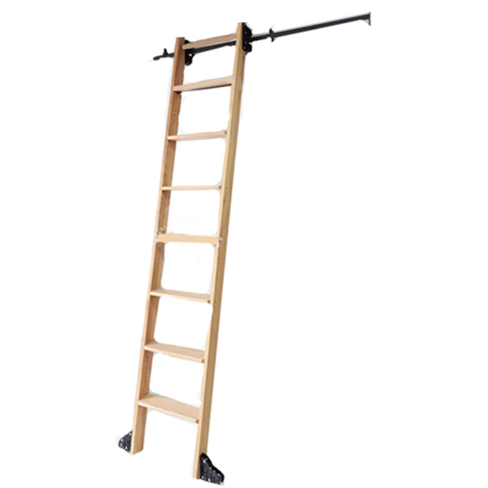 Escalera antideslizante para litera de autocaravana – Escalera de 105 cm para una fácil instalación y acceso seguro duradero en el techo al aire libre, garaje, dormitorio, biblioteca, cubierta, RV –