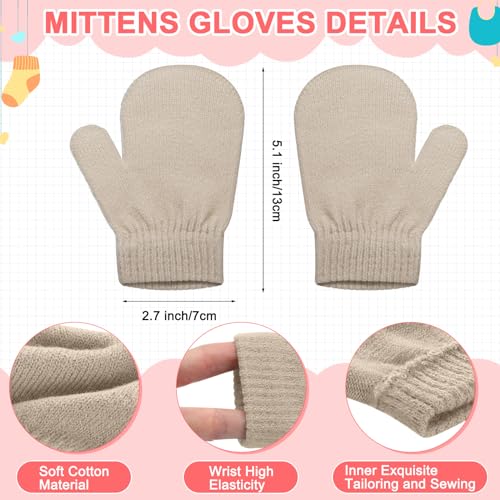 Image of SATINIOR 3 Set Toddler Hat Glove Set
