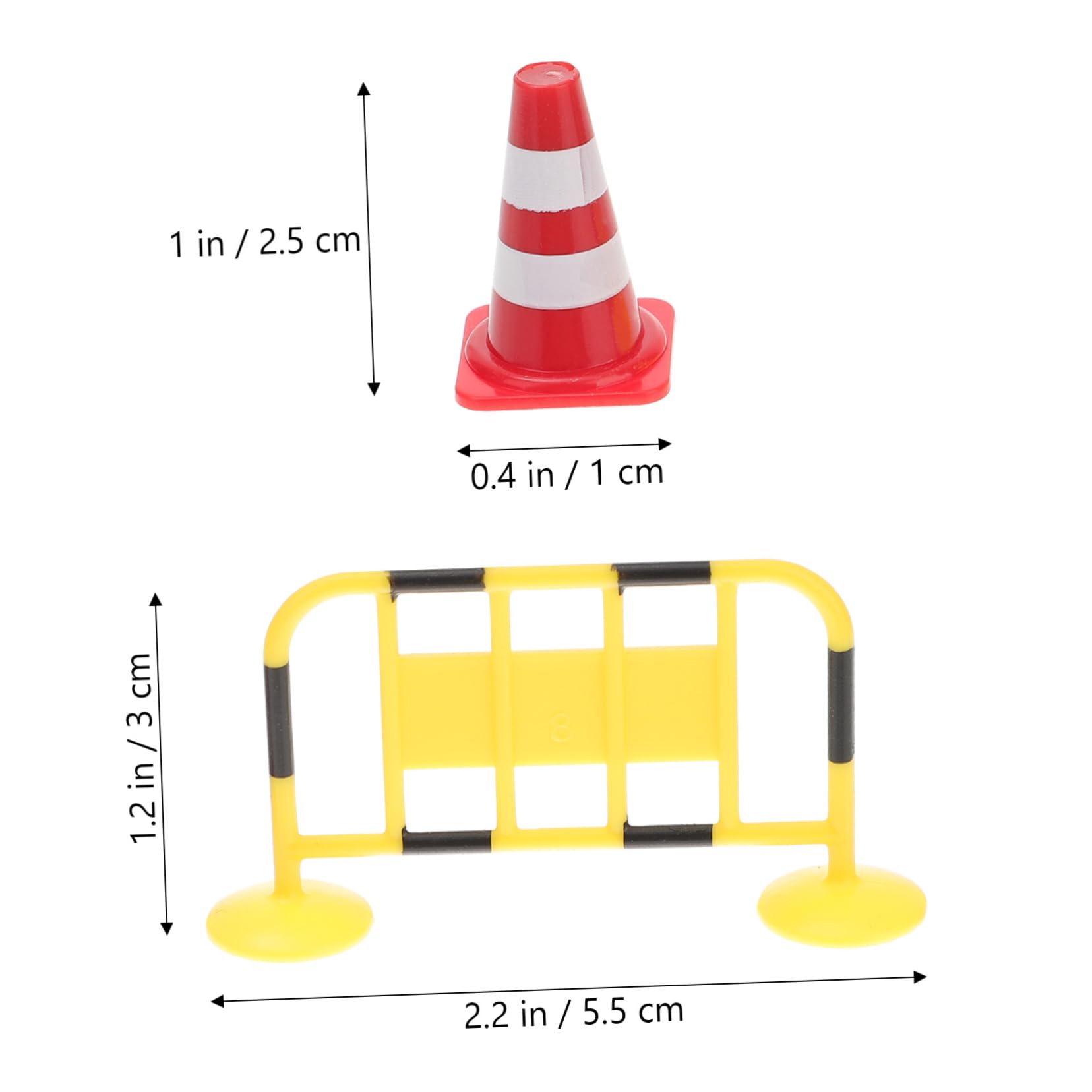 VICASKY Kids Traffic Cognitive Toys Road Cone Toy for Kids Mini Cones for Sports