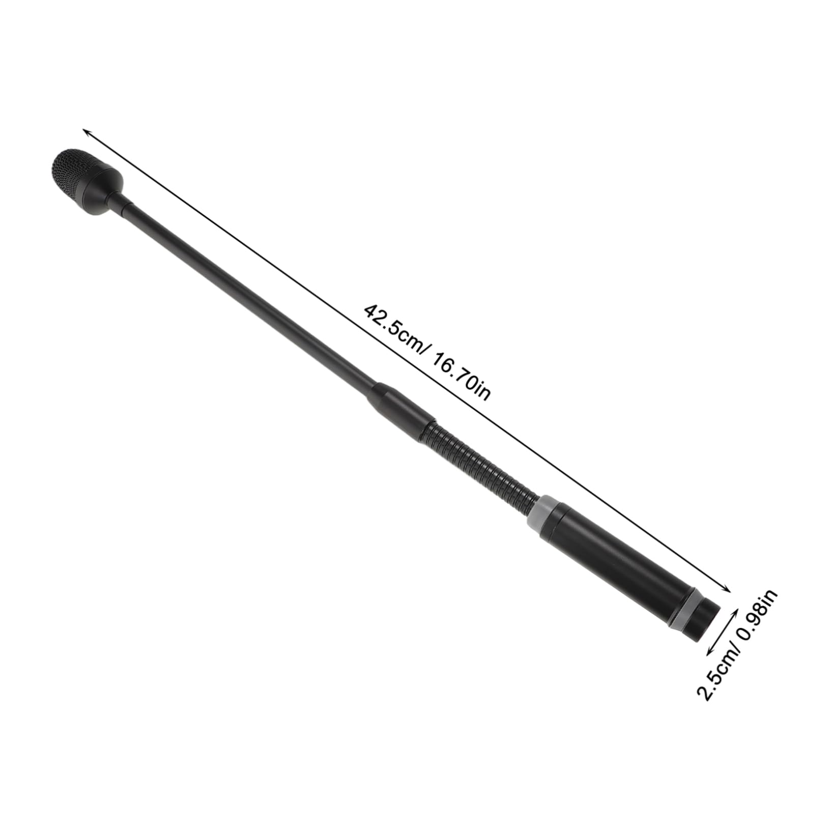 FUNOMOCYA XLR Gooseneck Microphone with Flexible Metal Hose for Dj Stage Conference Bar Use Output with Pin XLR Connector for Easy Integration