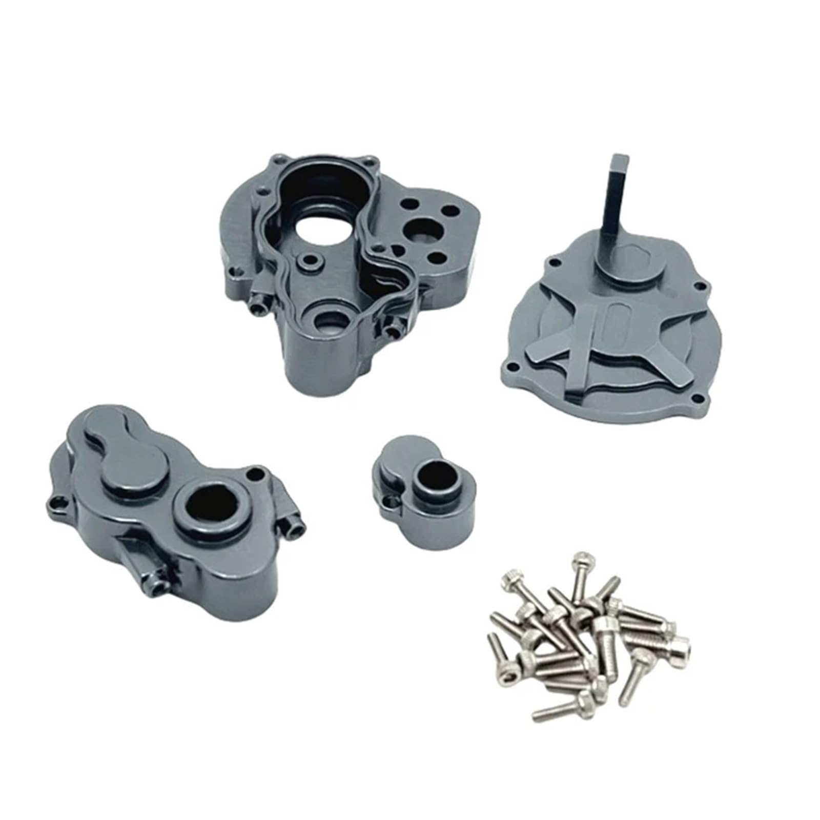 Per FMS FCX24M Per Camel Cup Scatola Ingranaggi Di Trasmissione In Metallo Cambio Alloggiamento Parti Aggiornamento Auto RC Accessori OP Decorativi Ricambi Modellini RC
