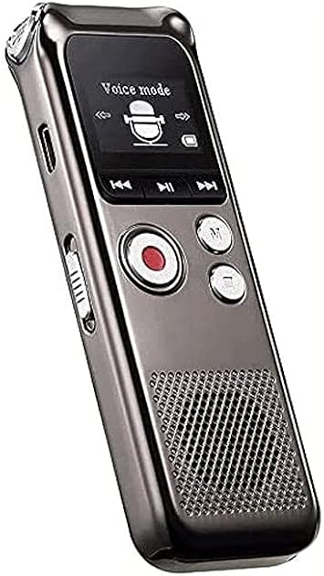 Digital Voice Recorder Voice Activated Recorder for Lectures Meetings Interviews 16GB Audio Recorder Mini Portable Tape Dictaphone USB