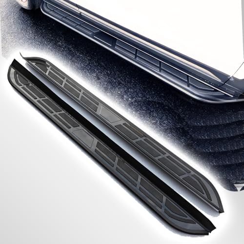 サイドステップ ランニングボード Compalite ランドローバー レンジローバー スポーツ 2013-2022 ヘビーデューティ ドア サイドステップ 滑り止め ステップ 2 サイド サイド アクセサリー パネル 全く新しいアップグレード (HKX)