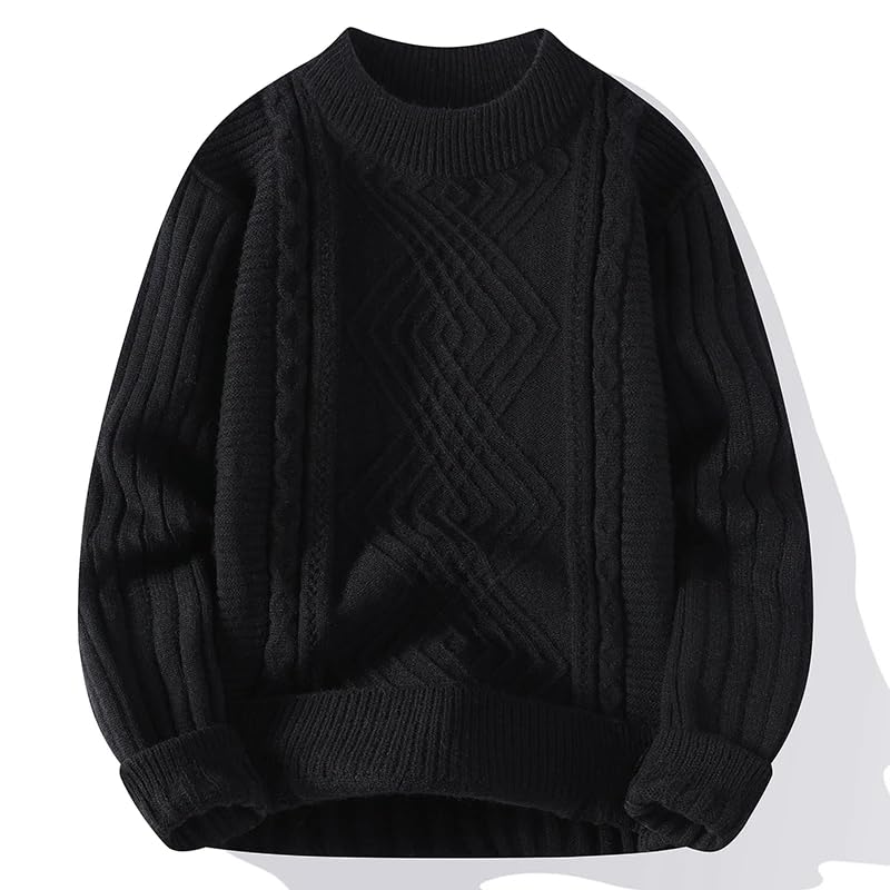 Sweaters Men Winter Korea Style Thicken Warm Sweater Men's Wool Pullovers Male4