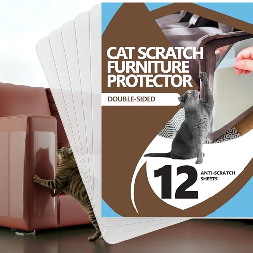 Furniture Protector from Cats, Double Sided Anti-Scratching Sticky Tape, Cat