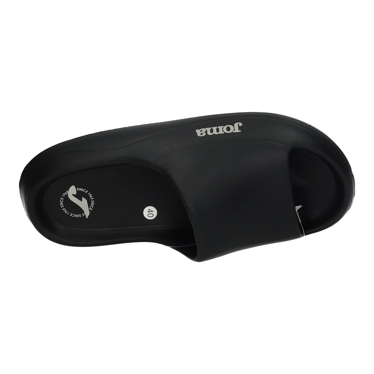 Joma SAFTES2501 Chanclas de Pala Negras para Hombre diseño ergonómico y Suela Antideslizante Hombre Sandalias