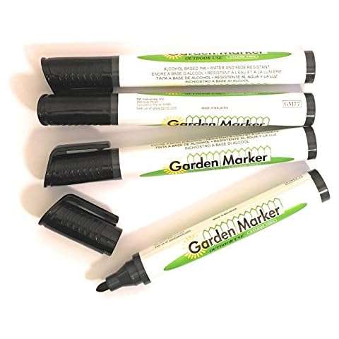 DP Industries Clip Strip Garden Marker Pen, Pack of 4, Model: GM77BLK-4PK Cover