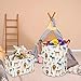 CLOCOR Kids Laundry Basket,Nursery Baby Hamper,Toy Storage Bin with handles for Boys and Girls,Safari Room Decor,Waterproof Storage Basket(Jungle Animals)
