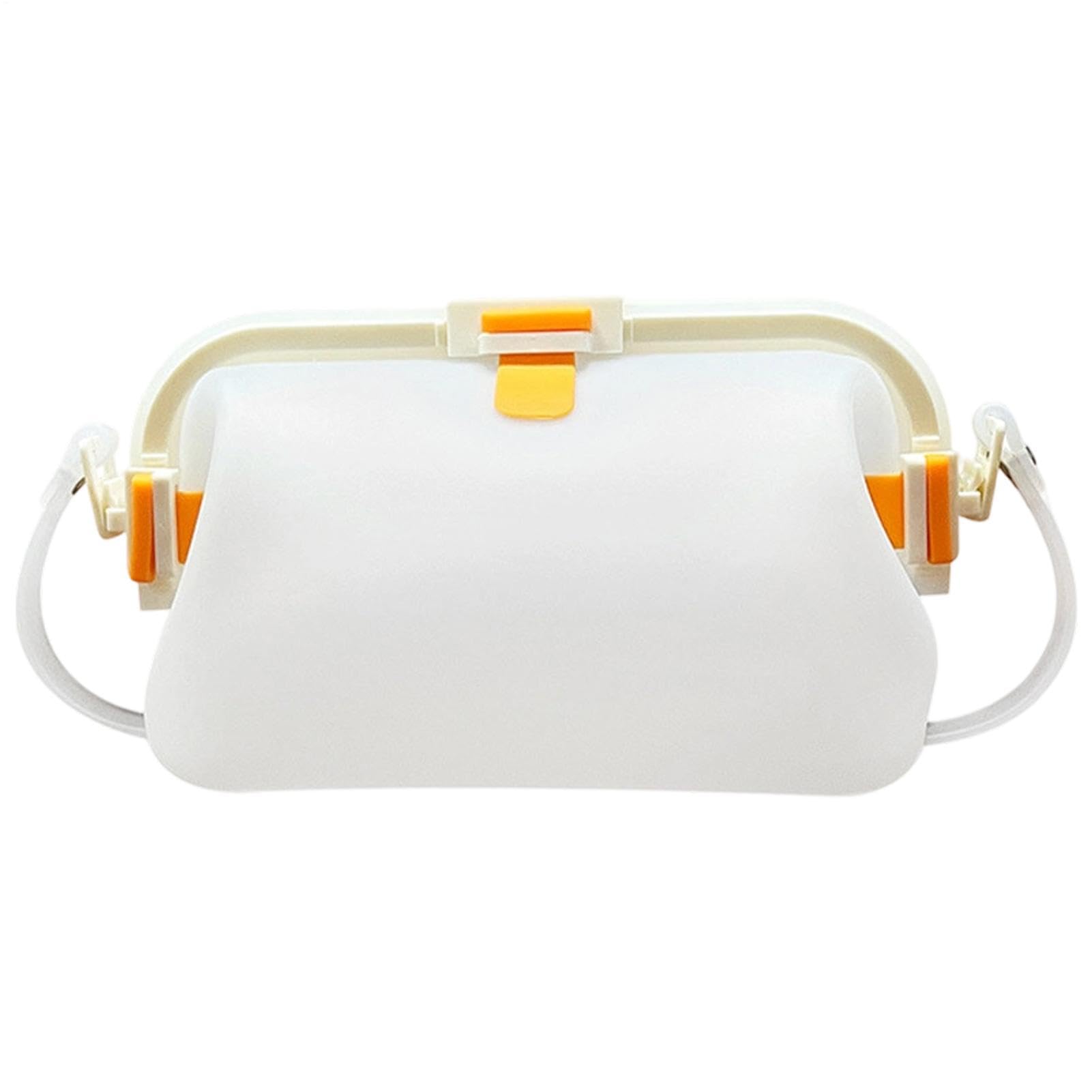 Djeyzusy Women Summer Silicone Handbag, Jelly Bag Waterproof Tote Bag