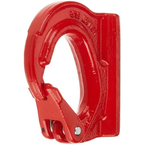 Indusco 47401400 Alloy Weld On Bucket Hook, 3 Ton WLL, Painted Cover