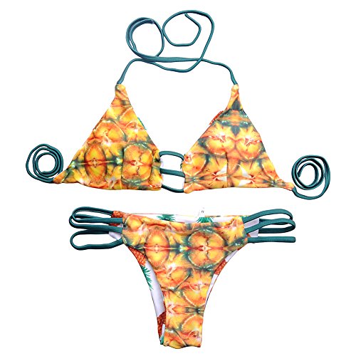 chendongdong - Conjunto - para Mujer Multicolor Blanco Amarillo S