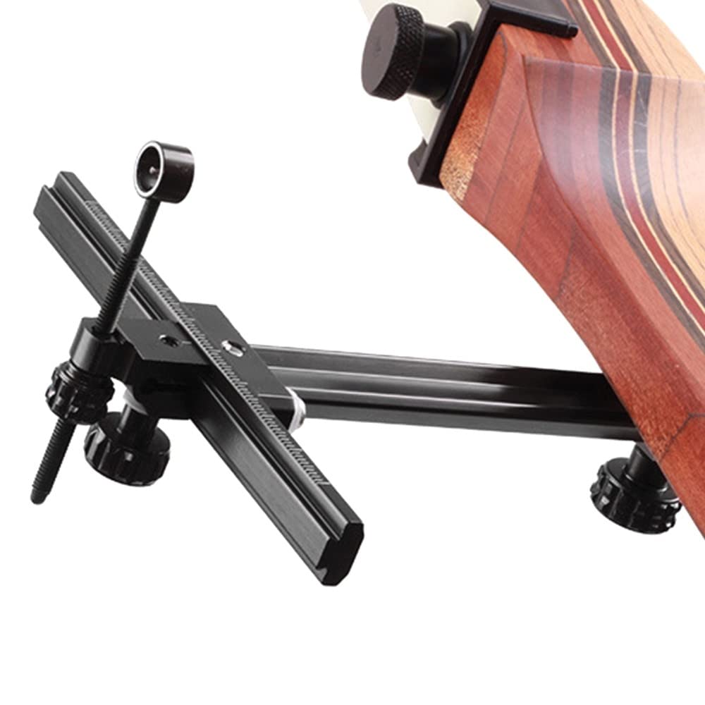Visiera ad arco ricurvo 6 pollici a forma di T Bow Sight lega di alluminio regolazione rapida