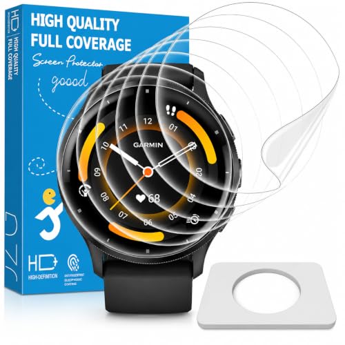 6 Pack for Garmin Venu 3 Screen Protector 45mm Flexible EPU Film