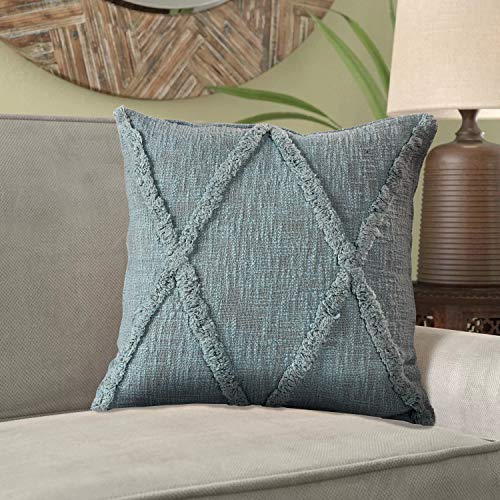 Lr Home Pastel Blue Throw Pillow, 18" X 18", #TOP5