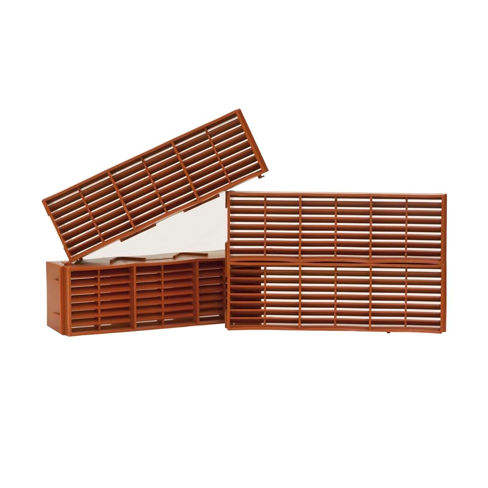 Terracotta Air Bricks Vent 9" x 3" Grille Flow Ventilation UK Plastics (3)