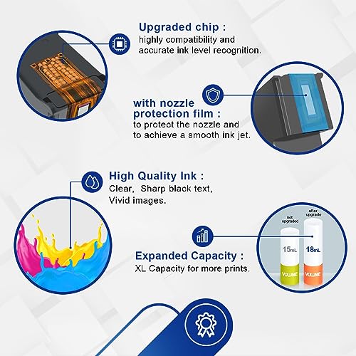 Cartucce 545 546 Xl, PG-545XL CL-546XL Cartucce Nero Colore Sostituzione Per Canon 545 546 Xl, Per Pixma TR4551 TS3350 TR4550 TS3151 Mg2555S TS205 TS3450 MX495 Ip2850 Mg2550S MG2550 (2-Pack) - 5