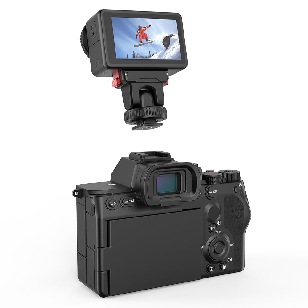 Soporte Adaptador Magnético Para DJI Osmo Action/360 - Liberación Rápida, Ajuste 180°, Base 1/4"