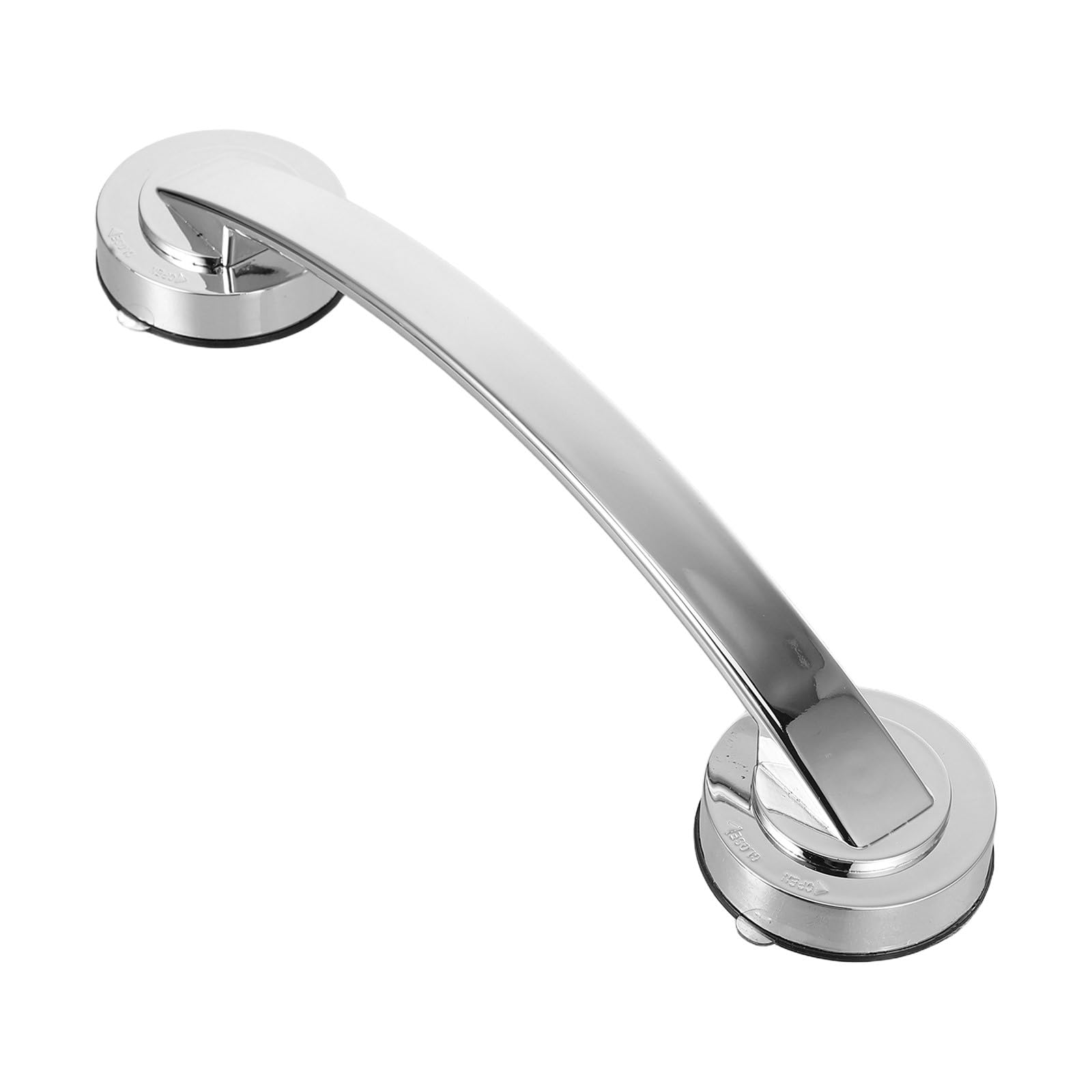 Barre d'appui pour baignoire de salle de bain - Barre d'appui pour baignoire, douche, douche, barre de sécurité à ventouse sur les poignées de porte, poignée de porte adhésive en métal, poignée de