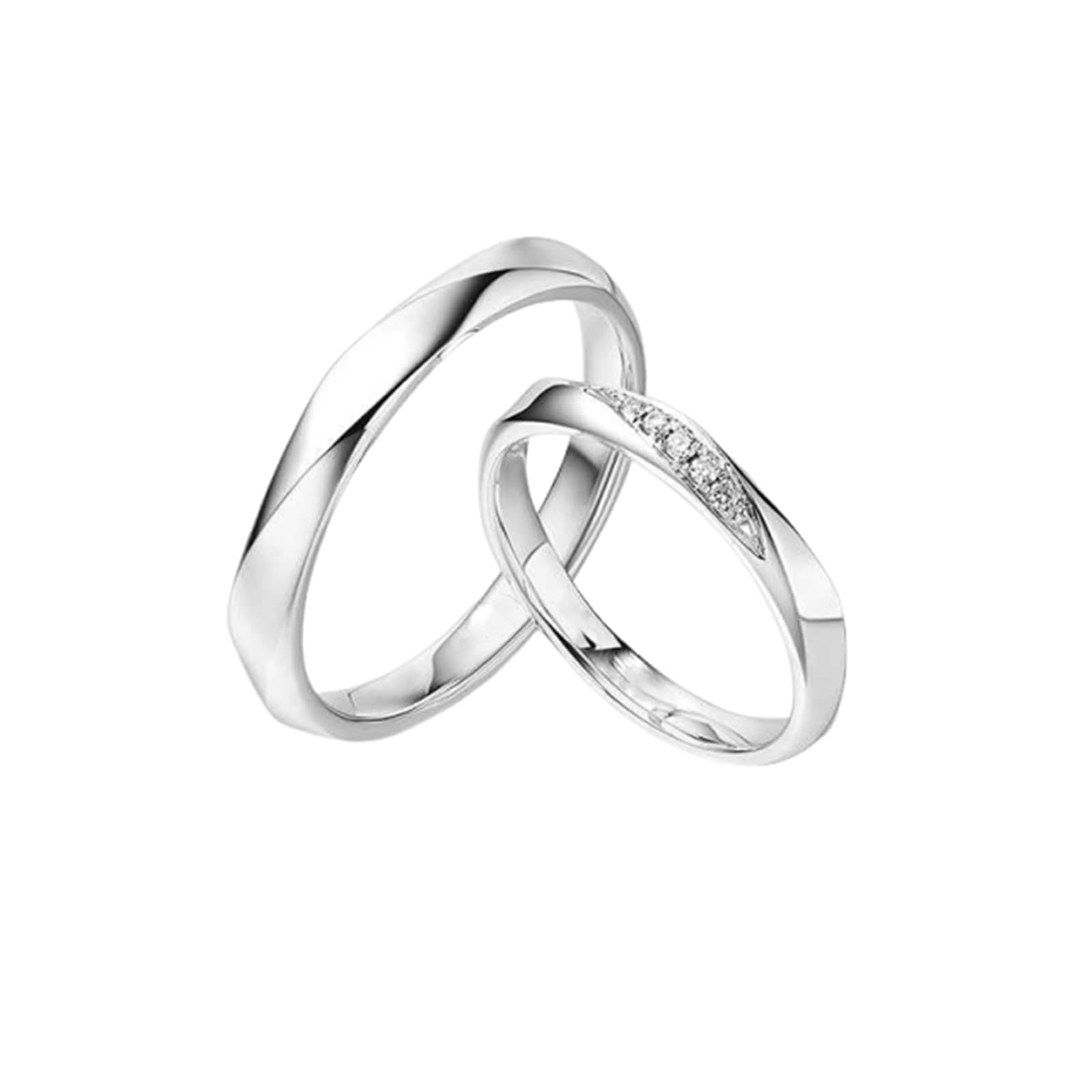 KnSam 950 Platinum/9K/14K/18K białe złoto pierścionek zaręczynowy prawdziwe, laboratoryjnie stworzony diament pierścionek ślubny klasyk, pierścionek złoty Au750/ 585/375, rozm. 47-70