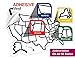 RV State Map Sticker - 11