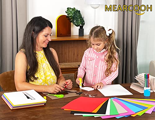 Image of MEARCOOH Foam Sheets Crafts 9x12 in 30Pack 15 Colors 2mm Eva Color Craft Foam Paper Set for Crafts Project Preschoolers Classroom Scrapbooking DIY Handcraft