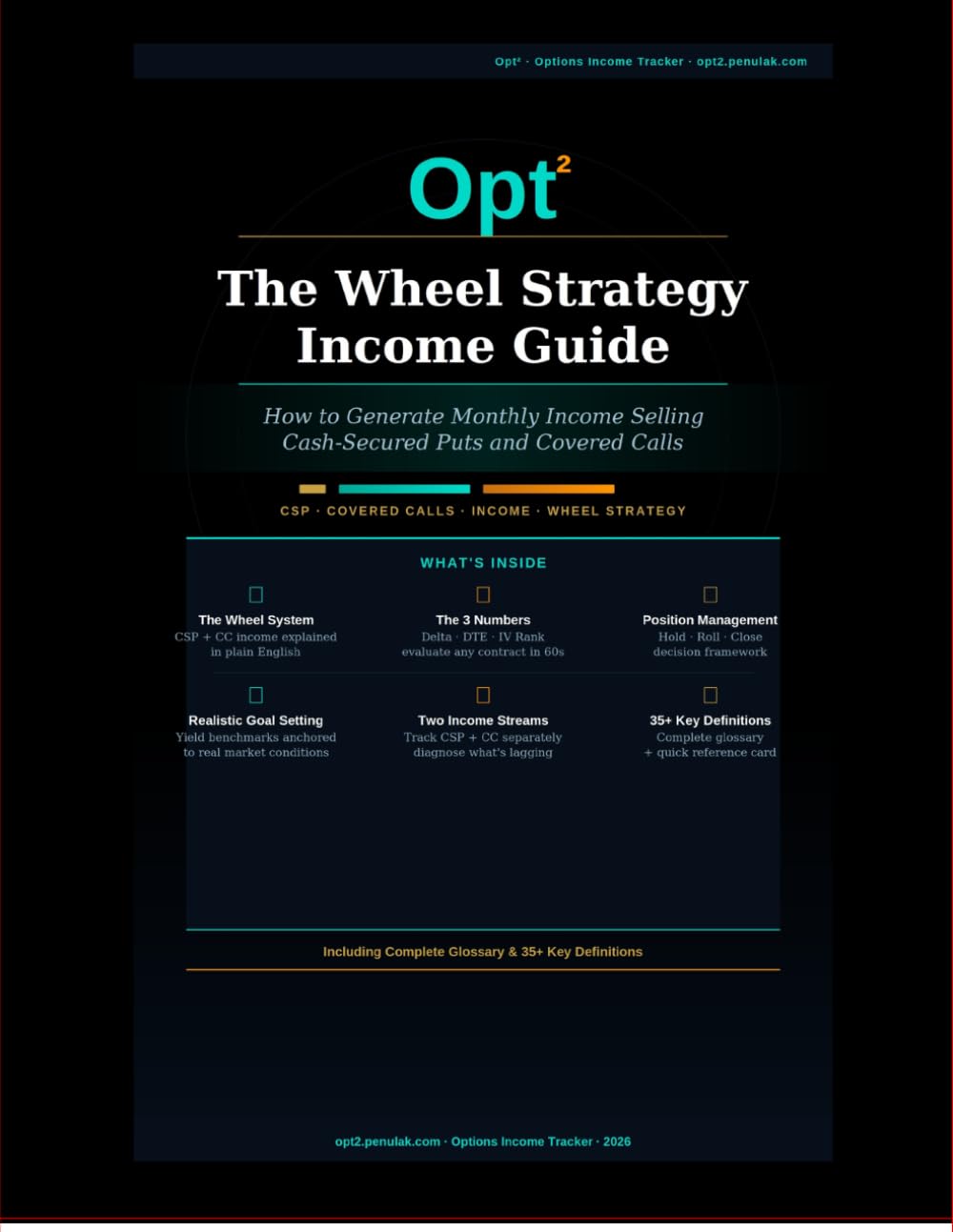 The Wheel Strategy Income Guide: Generate Monthly Income Selling Cash-Secured Puts and Covered Calls