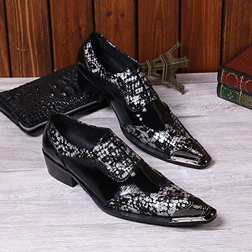 Dress Shoes for Men Loafer Low Top Lace up Steel Toe Mens Oxford Shoes Slip On for Performance Genuine Leather4