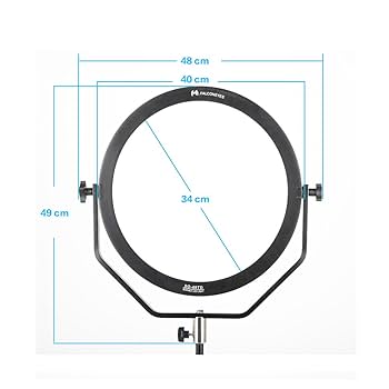 FalconEyes SO-48TD 3000k-5600k ビデオライト Amazon | FalconEyes 48W 3000k-5600k 2色 調整可能 撮影led