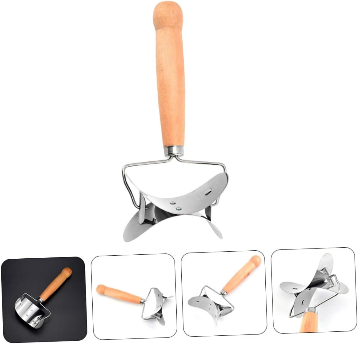 Mikinona Dumpling Wrapper Skin Cutter and Mould Tool Versatile Pastry Roller for Making Dumplings Ravioli and Pies Utensil for Baking Enthusiasts