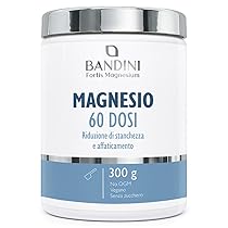 Bandini® MAGNESIO COMPLETO IN POLVERE 430mg – Puro 60 Dosi, Magnesium Carbonato, Citrato, Integratore Benessere Intestinale Per Stitichezza, Ansia, Mal di Testa, Stanchezza, Stress, Memoria (300g)