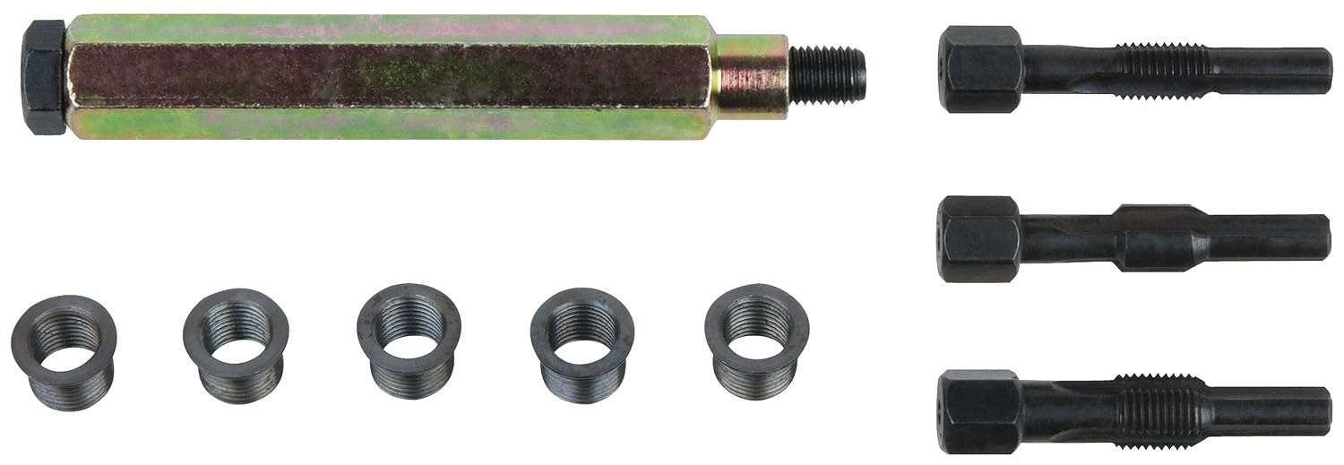 KS Tools 150.5020 Kit di riparazione THREADfix M8x1 p.candelette,9 pz