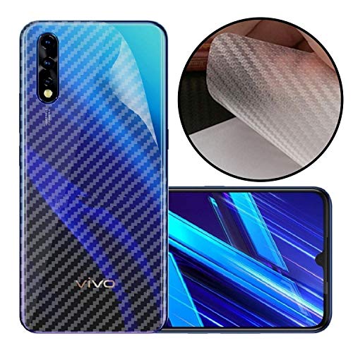 Image of Compatible with Vivo Z1X Back Screen Protective Film Carbon Fiber Skin Transparent Screen Guard Sticker