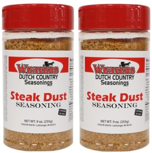 Generic Weavers Dutch Country Farm Dust Seasoning (2 pack Steak Dust 9oz), 1.13 Pound (Pack of 1)