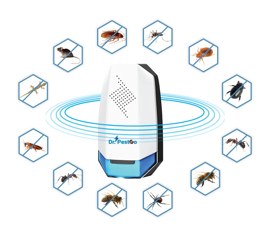 Dr.PestGo Ultrasonic Electric Pest Repellent Machine to Repel Lizard