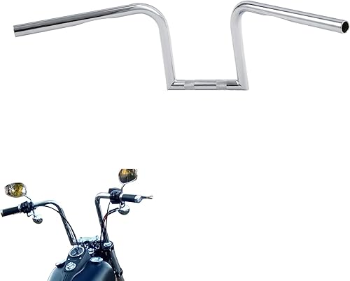 Miniatura 4 de TCT-MOTORPARTS Manillares cromados de 6 pulgadas y 1 pulgada para Harley Sportster Iron 883 XL883 2007-2014 2012